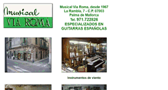 Desktop Screenshot of musicalviaroma.com